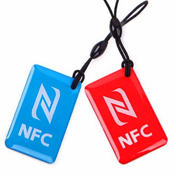 Epoxy tags with elastic string rfid hotel keys